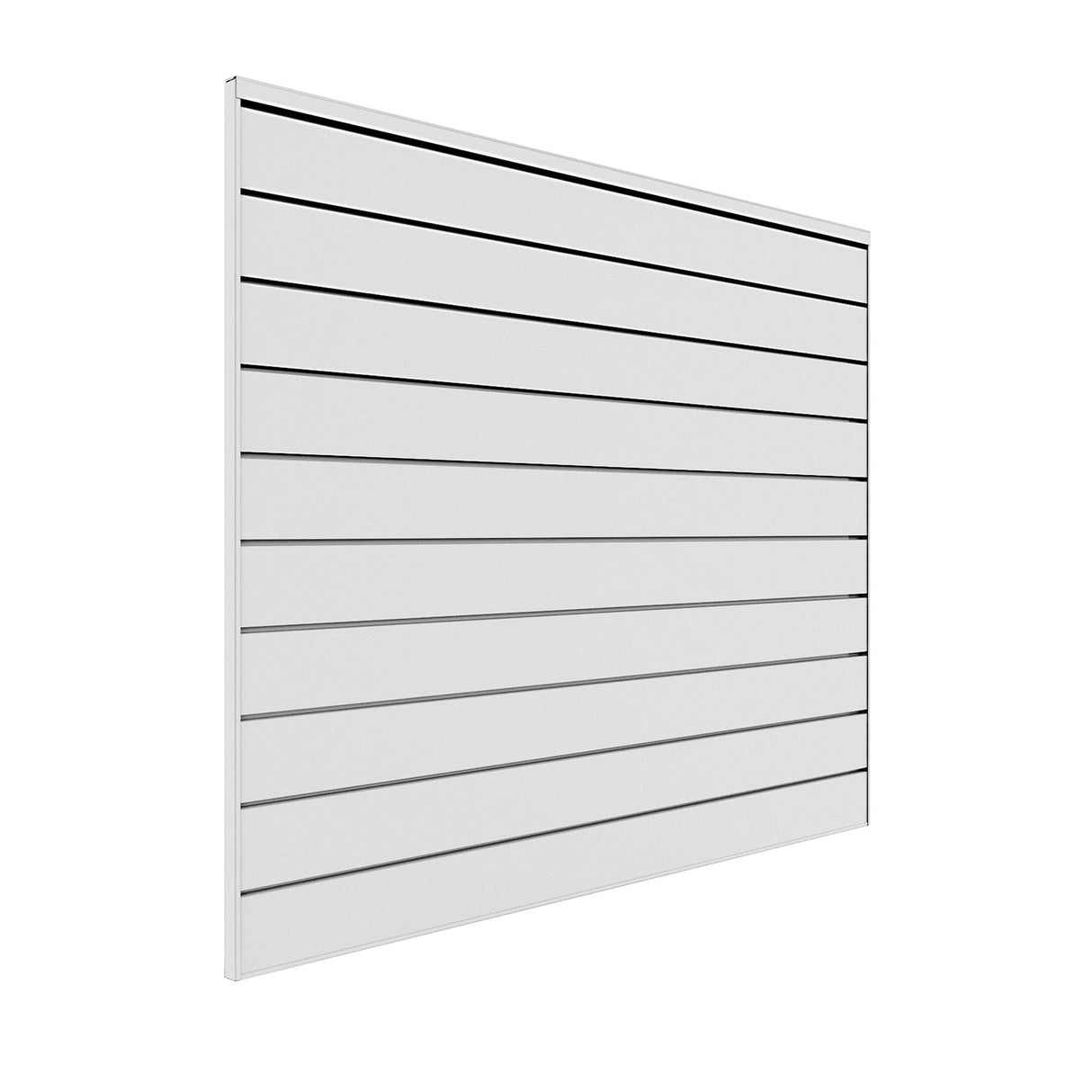 Proslat White 16 square foot Heavy Duty Slatwall Organizer Panel PROSLAT
