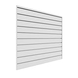 Proslat White 16 square foot Heavy Duty Slatwall Organizer Panel PROSLAT