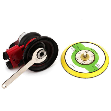 Professional Air Random Orbital Palm Sander, Dual Action Pneumatic Sander, Low Vibration, Heavy Duty Gedu