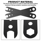 N506977 Table Saw Wrench,Replacement Table Saw Wrench for DeWalt DWE7485 DWE7490X DWE7491RS DWE7499GD Compatible With DeWalt N506977(2 pack) VIDABTE