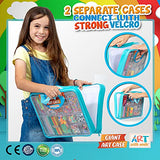 Arts and Crafts Supplies for Kids - 1600+Pcs Craft Kits for Kids - DIY School Craft Project for Kids Age 4 5 6 7 8-12 Gifts for Girls and Boys Crafts Art with smile