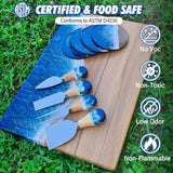 Shabebe Deep Pour Epoxy Resin 3 Gallon, Industrial Grade, Crystal Clear Epoxy Resin Kit for 2-4" Depths, 2:1 Food Safe Casting Resin for DIY Shabebe