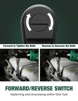 KIMO Cordless Electric Ratchet Wrench Set, 40 Ft-lbs, 400 RPM, 3/8" 12V Cordless Ratchet Kit w/ 60-Min Fast Charge, Variable Speed Trigger, 2-Pack K I M O.