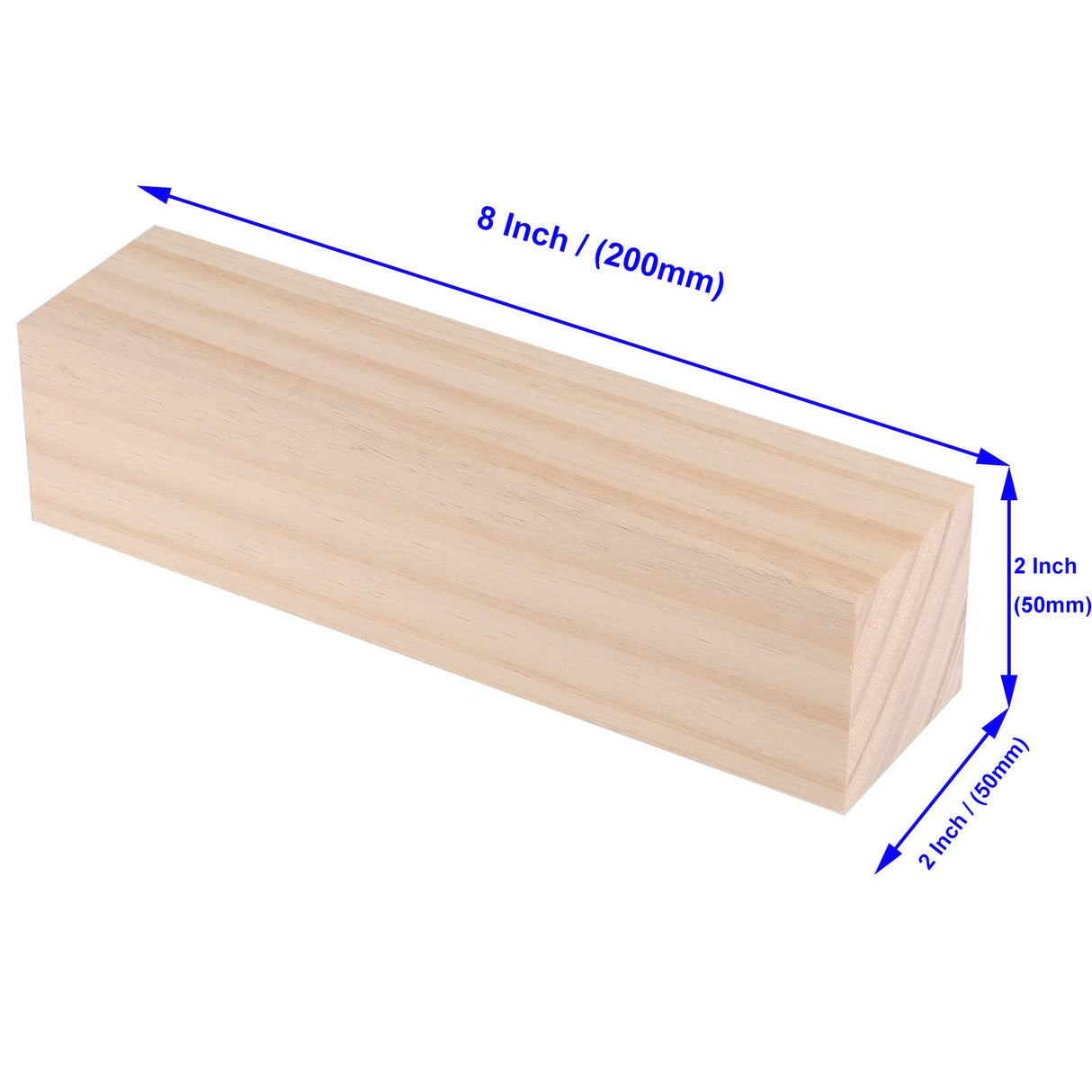 KOHAND Maple Square Turning Blank, 8 PCS Lumber Turning Boards 2 x 2 x 8 Inch, Square Lathe Turning Blanks for Wood Carving & Turning KOHAND