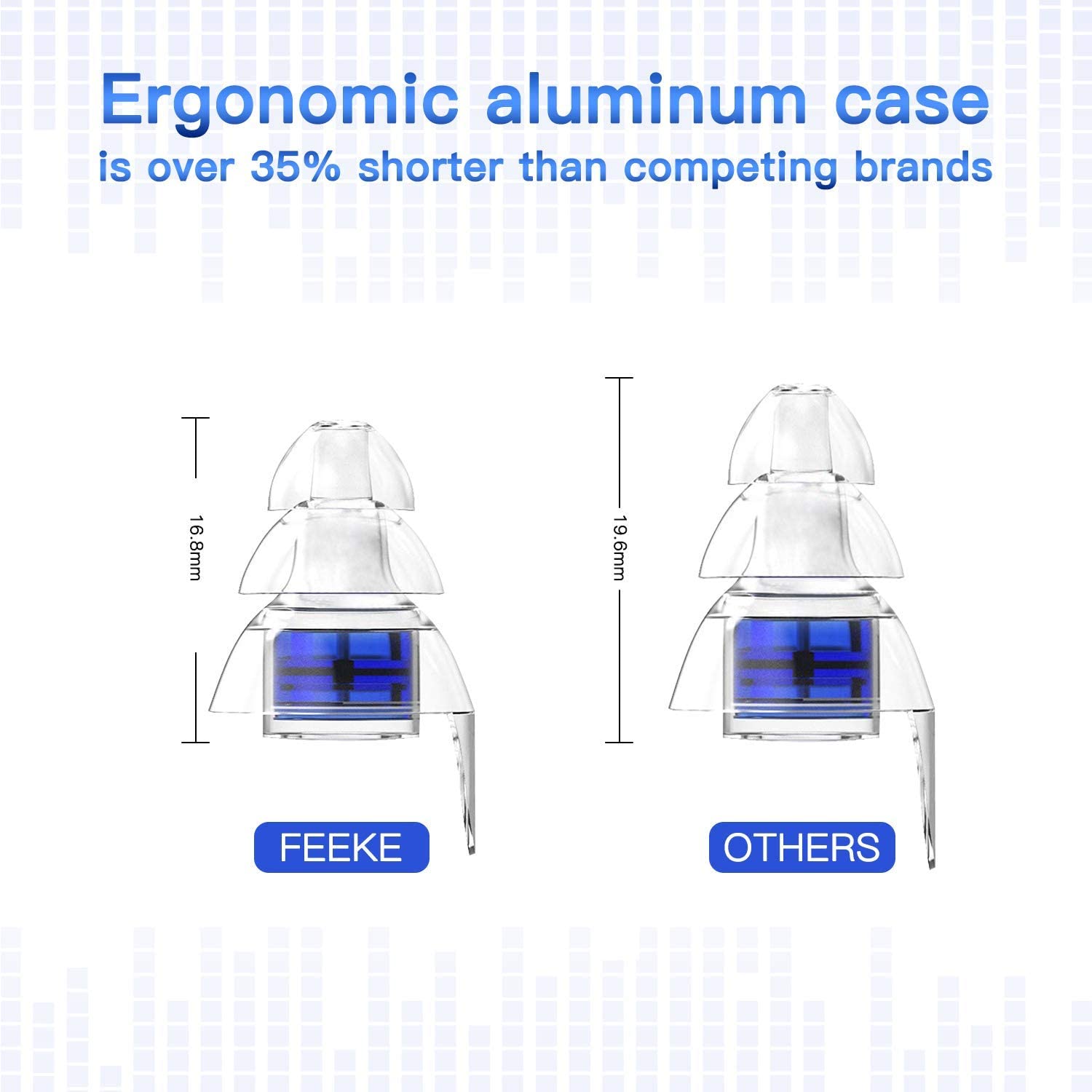 SureFire EP4 Sonic Defenders Plus filtered Earplugs, triple flanged design, reusable, Black, Medium SureFire