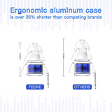 SureFire EP4 Sonic Defenders Plus filtered Earplugs, triple flanged design, reusable, Black, Medium SureFire