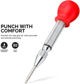NEIKO 02638A 5-Inch Automatic Center Punch for Metal, Adjustable Impact Spring Loaded Center Punch Tool, Spring Punch, Center Punch Spring Loaded, Neiko