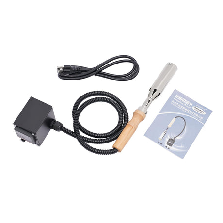 Adjustable Electric Branding Iron for Wood and Leather – 300W Temperature Control BINELUCOLU