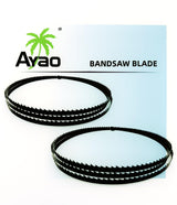 AYAO 72-Inch Band Saw Blade X 1/8-Inch X 14TPI to Fit 10" Delta 28-140, 10" Wen Band Saw and 11" Shopsmith, 2 Pack AYAO