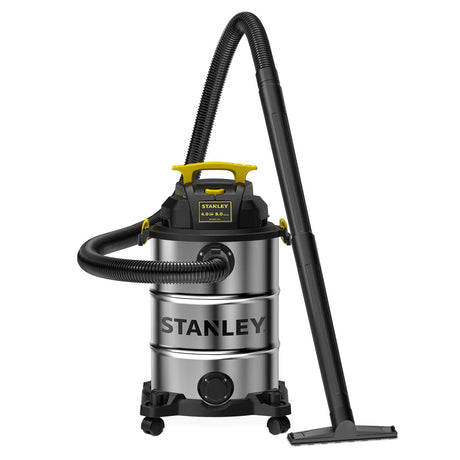 Stanley SL18117 Wet/Dry Vacuum, 8 Gallon, 4 Horsepower, 4.0 HP, Silver Stanley