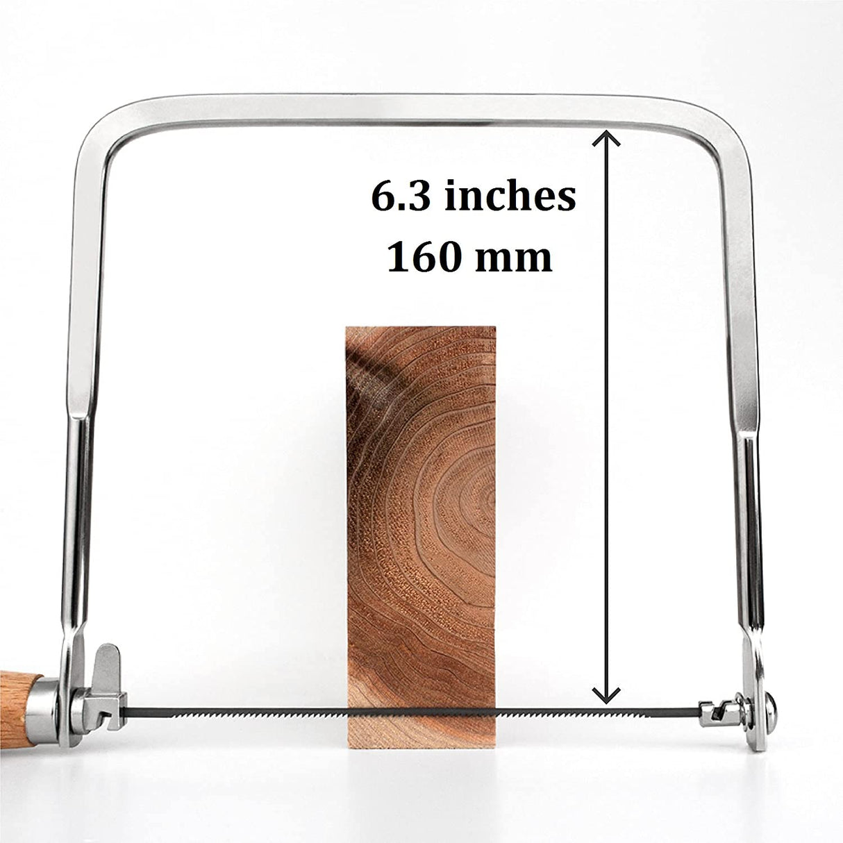 KAKURI Coping Saw Coping Frame and 5 Replacement Blades Set (Woodworking, Wood Board, Plastic, and Metal Cutting Blade) KAKURI