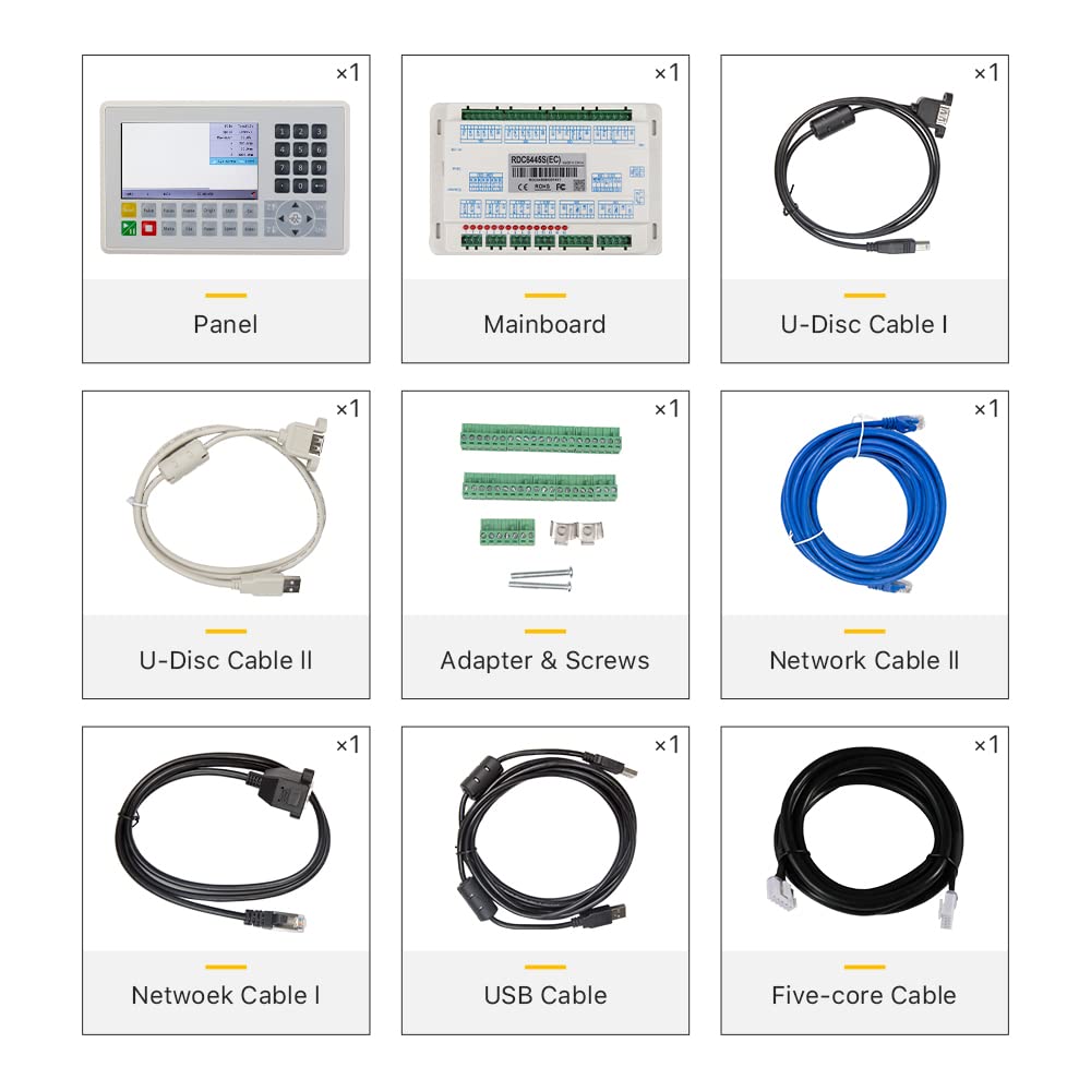 Cloudray Ruida RDC6445S Co2 Laser Controller for Laser Engraver and Cutter Machine RDC DSP 6445S 6445G - WoodArtSupply