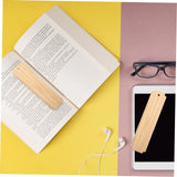 VILLCASE 20 pcs Wooden Blank Bookmark Blank Bookmarks to Decorate Decorative Bookmark Unfinished Wooden Bookmarks DIY Book Page Marker Blank Wooden VILLCASE