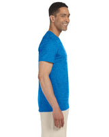 Gildan Adult Softstyle Cotton T-Shirt, Style G64000, Multipack, Heather Royal (2-Pack), 3X-Large Gildan