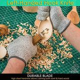 BeaverCraft Wood Carving Hook Knife SK1L for Carving Spoons Kuksa Bowls and Cups Spoon Carving Tools Basic Crooked Knife for Professional Spoon BeaverCraft