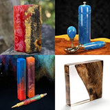 WiseBond - Epoxy Deep Pour Resin Kit, Crystal Clear Epoxy Resin for River Table, Live-Edge, Wood Furniture & More, Slow Cure UV Resistant Deep Pour WiseBond