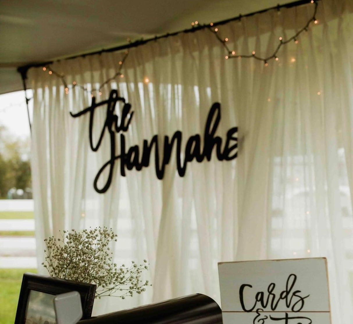Custom Wedding Decor, Personalized Family Name Sign, Wooden Backdrop Sign, Wedding Shower or Reception Decor Generic