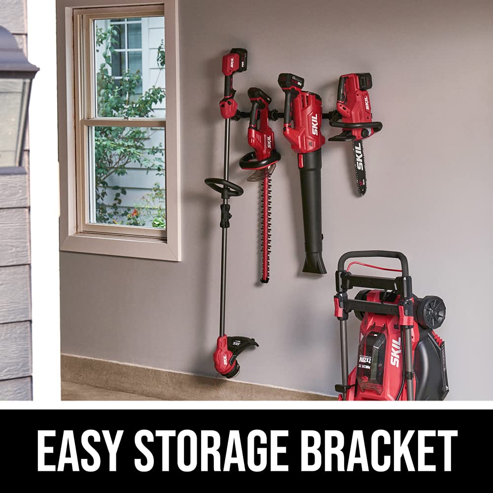 SKIL PWR CORE 20 Brushless 20V 12'' Handheld Lightweight Chainsaw Kit with Tool-free Chain Tension & Auto Lubrication, Includes 4.0Ah Battery and Skil