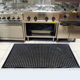 smabee Anti-Fatigue Rubber Floor Mat Non-Slip Heavy Duty Mats for Restaurant Kitchen Bar Bathroom Door(36"x60") smabee