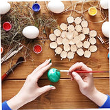 Artibetter 40pcs Wooden Fruit Ornaments Artificial Pear Unfinished Wooden Crafts DIY Unpainted Fruit for Crafts DIY Fruit Crafts Wooden People Peg ARTIBETTER