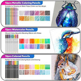 Art Supplies for Adults Kids, 81-Pack Pro Art Kit School Drawing Supplies Pencil Set, Sketch Book, Sketching Pencils Kits, Graphite Pencils, Charcoal Taotree
