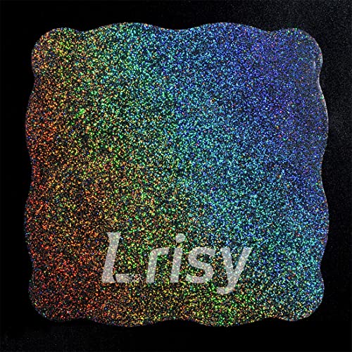 Lrisy Holographic Extra Fine Glitter Powder with Shaker Lid, Craft Glitter Sequins for Epoxy Resin, Slime,Tumblers,Nail&Painting Arts 140g/4.5oz Lrisy's