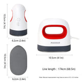 MAIKESUB Mini Heat Press Machine Easy to Use for T Shirts Shoes Hats Small HTV Iron on Vinyl Projects Portable Heating Transfer Iron Red MAIKESUB