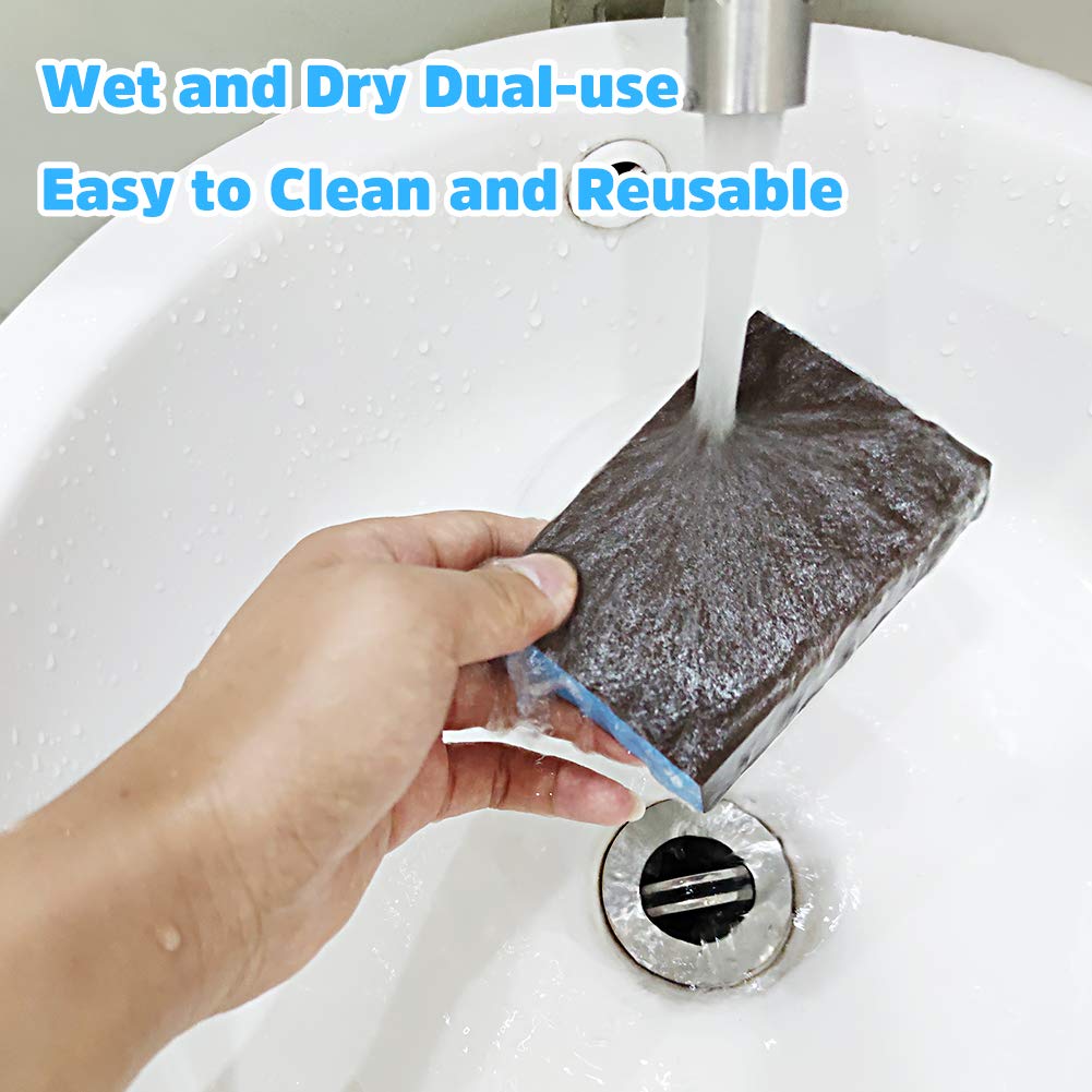 Onarway Sanding Blocks 6 Pack Wet and Dry Dual-use Sanding Sponges, Coarse and Fine - 60/80/100/120/180/220 Grits 6 Different Specifications, Onarway