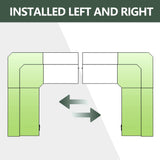 FEZIBO Triple Motor 75" L Shaped Standing Desk with 5 Drawers, Reversible Electric Standing Gaming Desk Adjustable Height, Corner Stand up Desk with FEZIBO