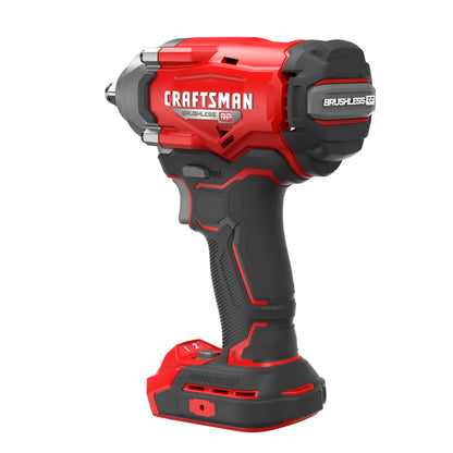 CRAFTSMAN V20 Cordless Impact Driver, 1/2 inch, Bare Tool Only (CMCF921B)