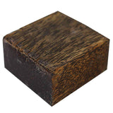 Exotic Black Palm Wood Bowl Blank for Wood Turning, Measuring 6 x 6 x 2 Inches Exotic Wood Zone
