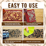 Flame Paste for Wood Burning - Clear - DIY Arts and Crafts Wood Burning Gel for Home or Office - Extra Strength Burn Paste Made in USA - 4 OZ Jar - Samorillo