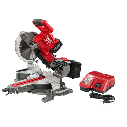 MILWAUKEE ELECTRIC TOOL 2734-21HD M18 Fuel, Dual Bevel, Sliding, Compound Miter Saw, 10"