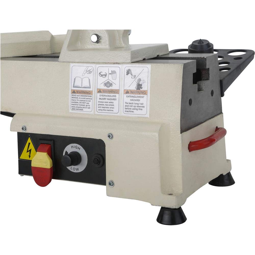 Shop Fox W1836 Bench Top Wood Lathe, 12" x 15" - WoodArtSupply