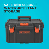 beyond by BLACK+DECKER BLACK+DECKER BDST60500APB Stackable Storage System - 3 Piece Set (Small, Deep Toolbox, and Rolling Tote) beyond