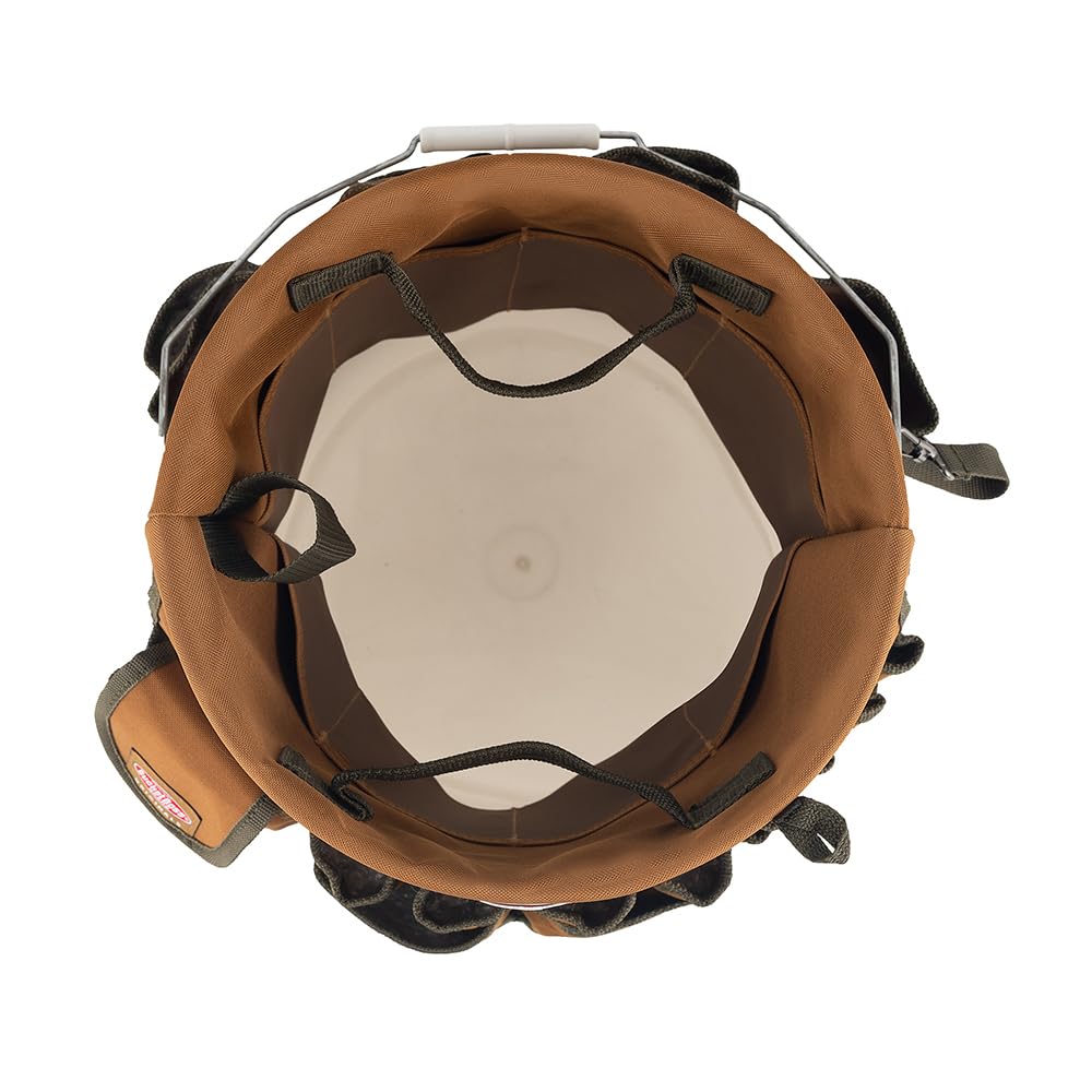 Bucket Boss The Bucketeer Bucket Tool Organizer in Brown, 10030 Bucket Boss