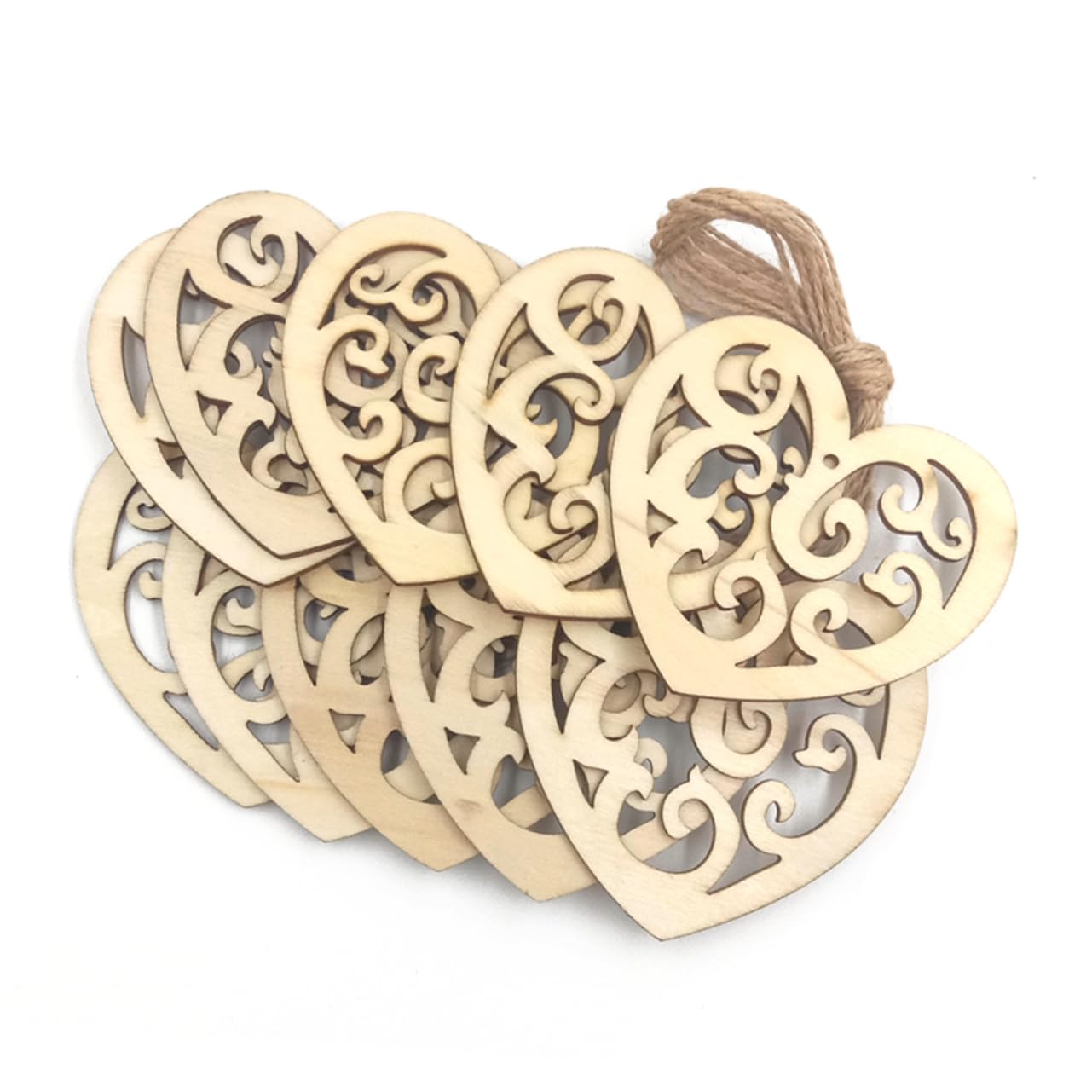 SEWOART Wooden Embellishments Crafts en Wood Log Slices SEWOART