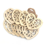 SEWOART Wooden Embellishments Crafts en Wood Log Slices SEWOART