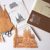 KINOWA Wooden Art Kit Kiharie Sagrada Familia Made in Japan KINOWA