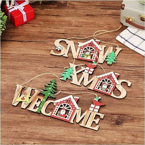 LANIAKEA 26PCS Wooden Letters 4 Inch Wooden Alphabet Letters, Unfinished Wood Letters for Crafts, Painting, Wall Decor, Letter Board, DIY LANIAKEA