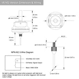 PGFUN CNC 3D Touch Probe Upgraded XYZ Axis Anti-roll Edge Finder Waterproof 3 Coordinate Measuring Sensor Kit with 6mm Shank & 6.5 Ft Cable, PGFUN
