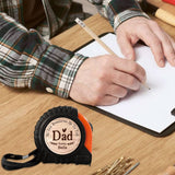 ALICESER Personalized Tape Measure for Dad, Customized Engraved Measuring Tape, Fathers Day Retractable Tape Measure Tool Gifts for Dad, No One ALICESER