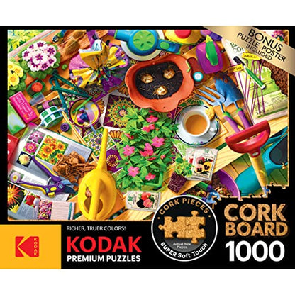 Cra-Z-Art - RoseArt - Kodak Premium Cork - Inside The Gardener's Shed - 1000 Piece Jigsaw Puzzle