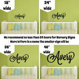 Personalized Custom Wood Name Sign, Nursery Name Sign, Family Name Signs, Choice of Size & Fonts! Generic