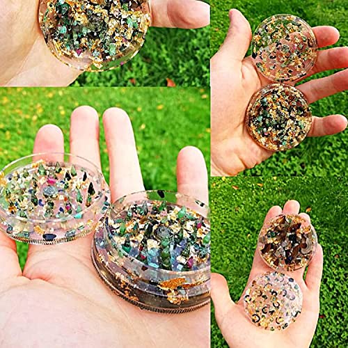 5 PCS Silicone Molds for Resin - Large Rolling Ashtray Tray Mold and Resin Grinder Mold for Grind with Efficient Spikes Shape and Storage,Rectangular HIQUE