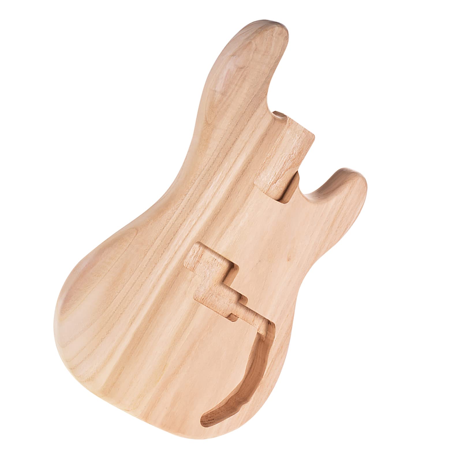 JINGFENG PB-T02 Unfinished Electric Guitar Body Sycamore Wood Blank Guitar Barrel for PB Style Bass Guitars DIY Parts - WoodArtSupply