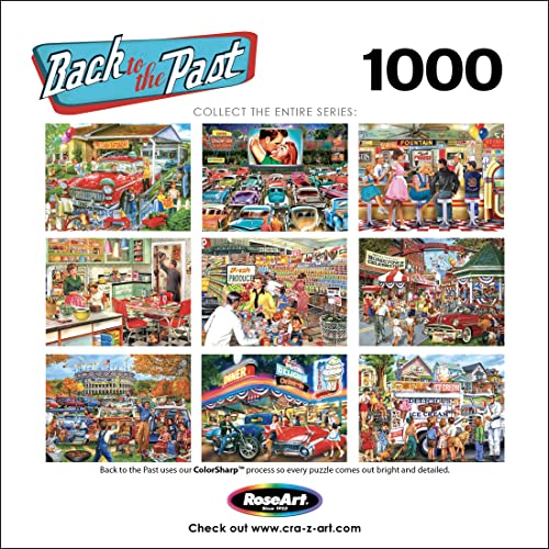 Back to The Past 1000 PC Jigsaw Puzzle - Ice Cream Truck Day - WoodArtSupply