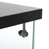 Zacis 4-Tier Lighted Glass Display Cabinet with Lock for Living Room and Bedroom Zacis