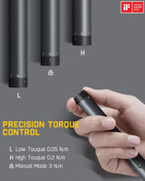 Fanttik E1 Max 3.7V Mini Electric Screwdriver, Precision Electric Screwdriver, 50-in-1 Magnetic Bits, Max 3 N.m, Magnetic Storage, 5/32''Hex, Repair Fanttik