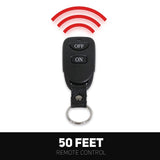 BUCKTOOL 1HP 6.5AMP Wall-mount Dust Collector with Remote Control and 2-micron Dust Filter Bag 550CFM Air Flow DC30A-1 Bucktool